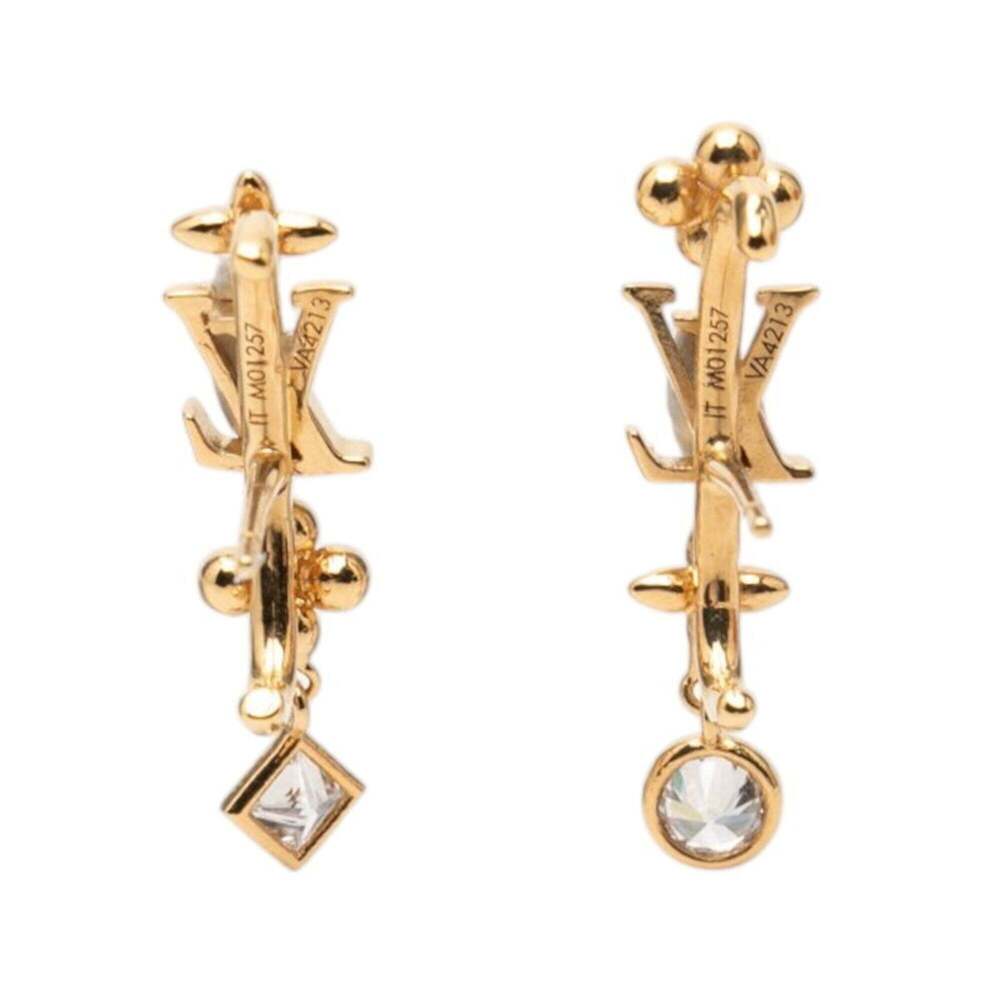 LOUIS VUITTON Gold Earrings - Picture 2 of 4